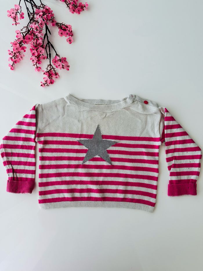 Pull Vertbaudet bébé fille 2 ans - photo numéro 2