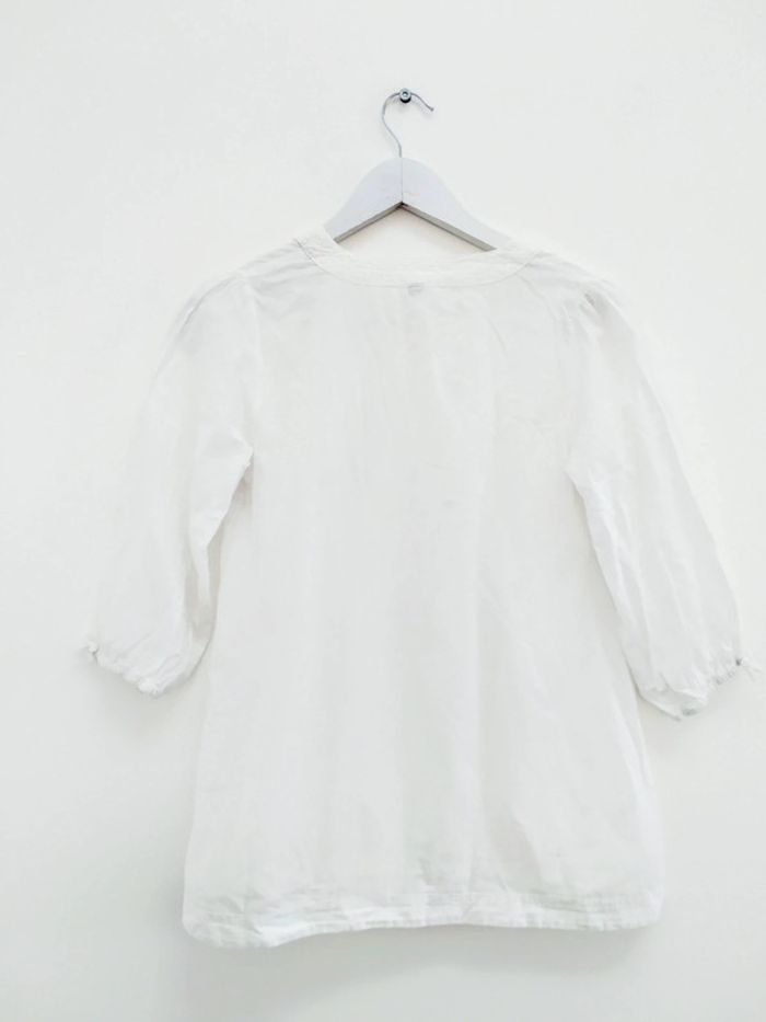 Jolie tunique blanche en coton 12 ans - photo numéro 5