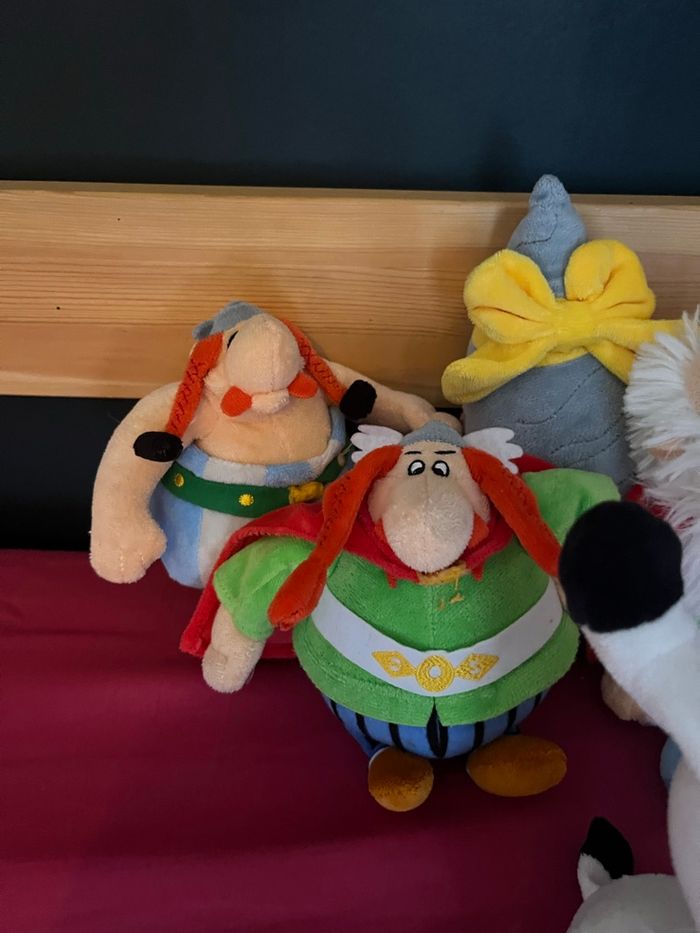 Lot de 7 peluches Astérix et Obélix - photo numéro 2