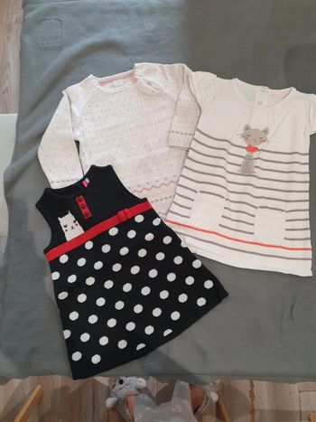 Lot de 3 robes hiver
