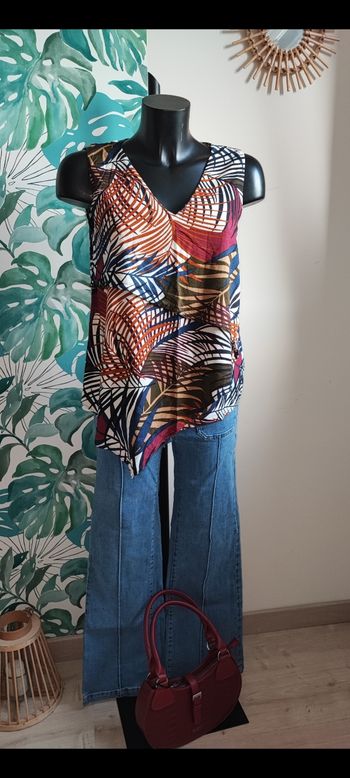 Débardeur chocolat taille L zamba 