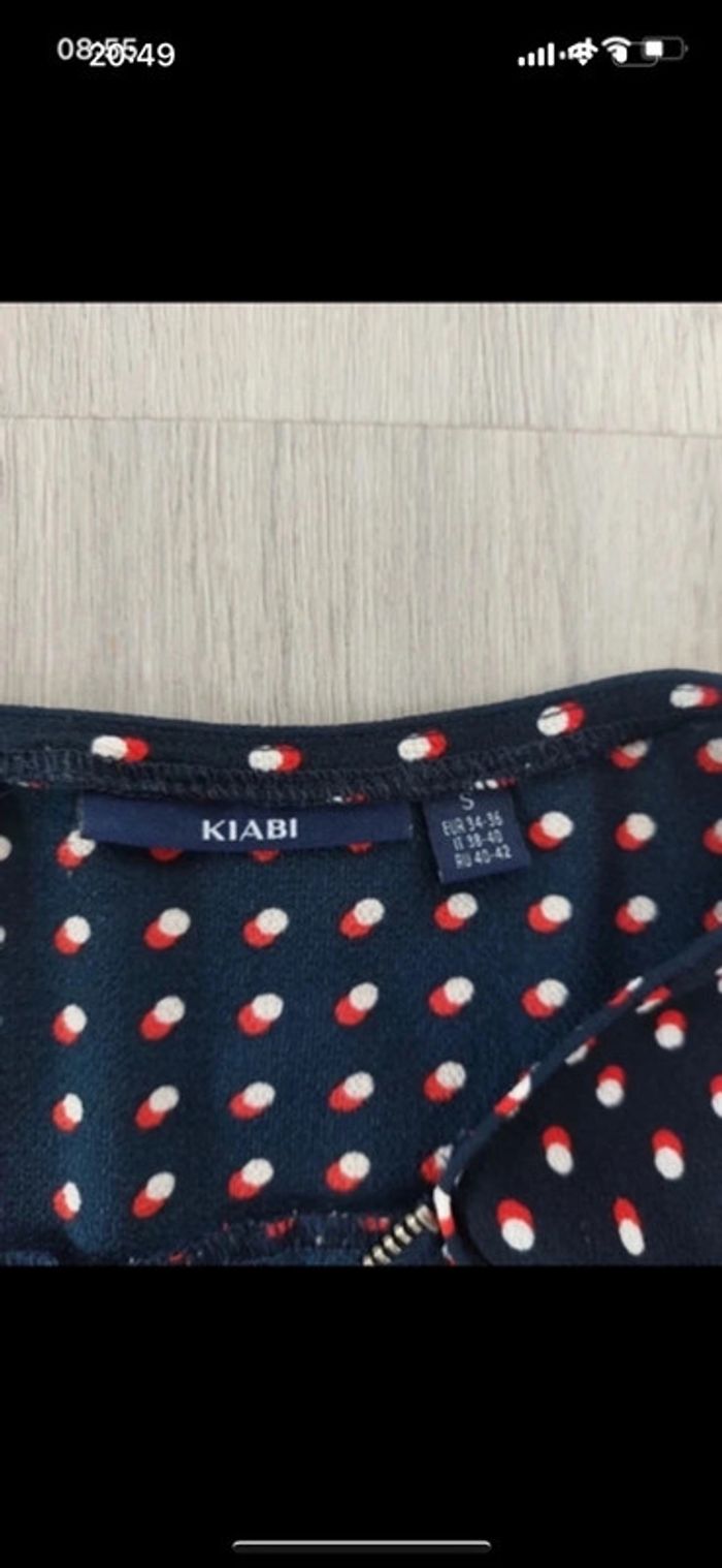 Blouse manches courtes Kiabi taille S - photo numéro 3