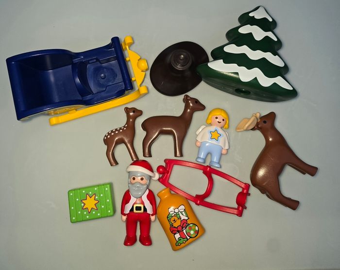 123 playmobil père noel 6787 complet - photo numéro 2