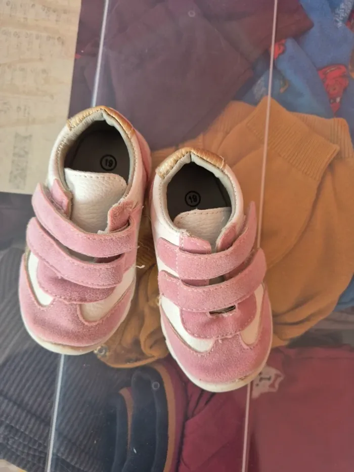 Basket rose petite fille