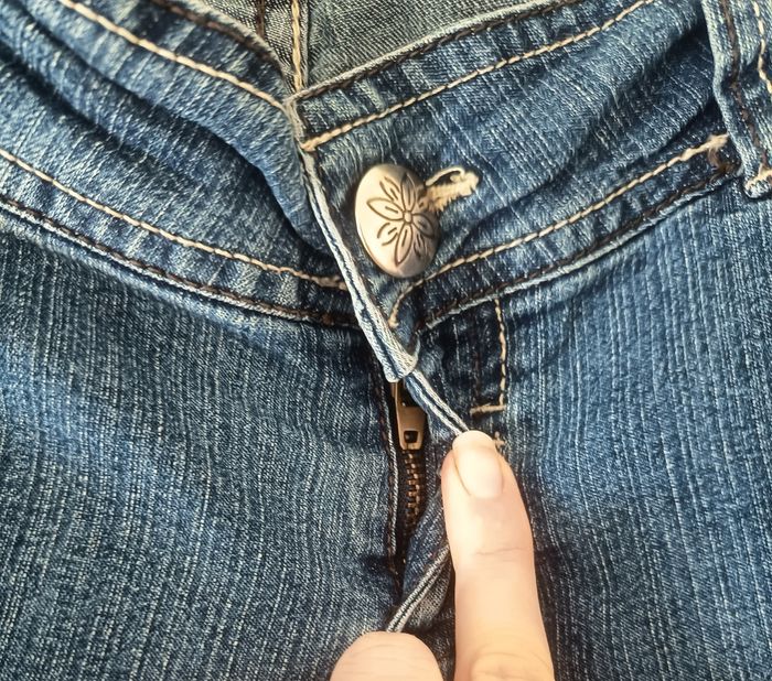 👖Jean Slim Bleu Taille Basse - Taille 38 / Mim - photo numéro 4