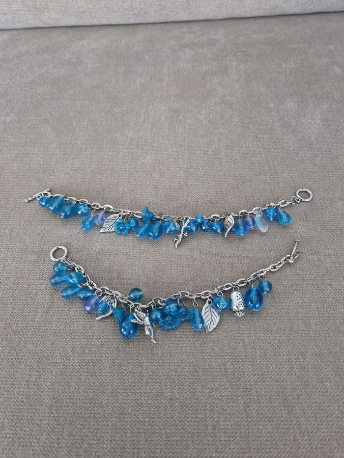 Lot bracelets argenté et bleu - photo numéro 6