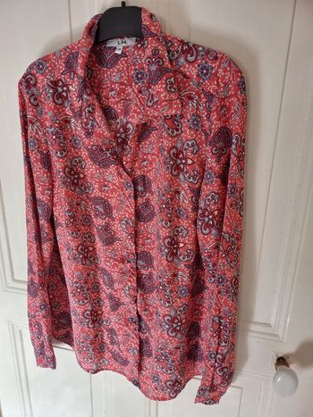 Chemise fluide à motifs