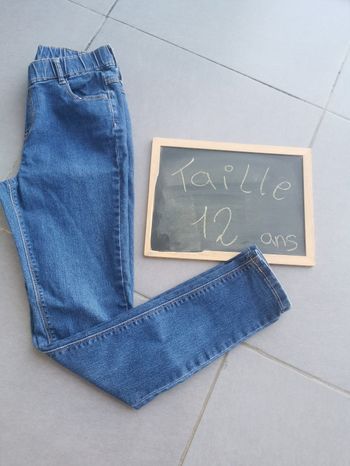 Pantalon jeans garçon 12 ans