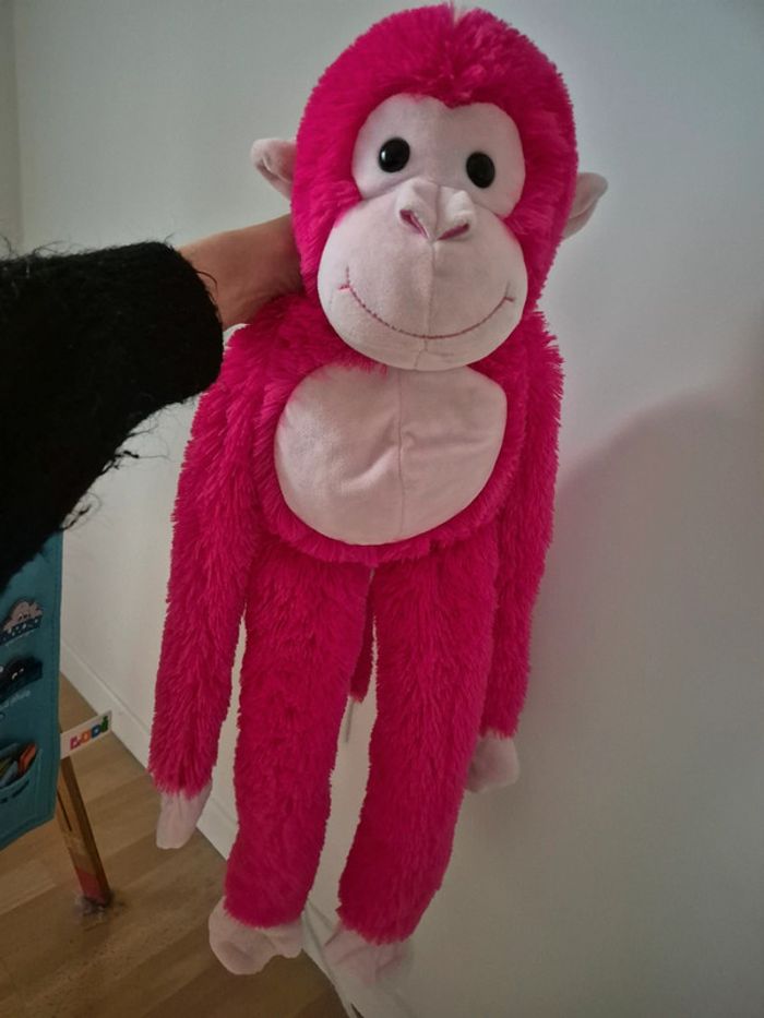 Grand singe rose