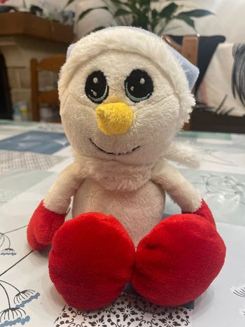 Peluche bonhomme de neige