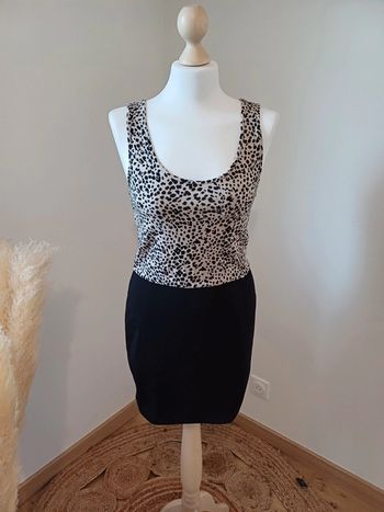 Robe bicolore chic Coolcat taille S 36