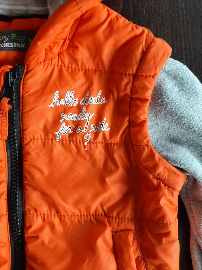 Veste doudoune avec manches pull - photo numéro 2