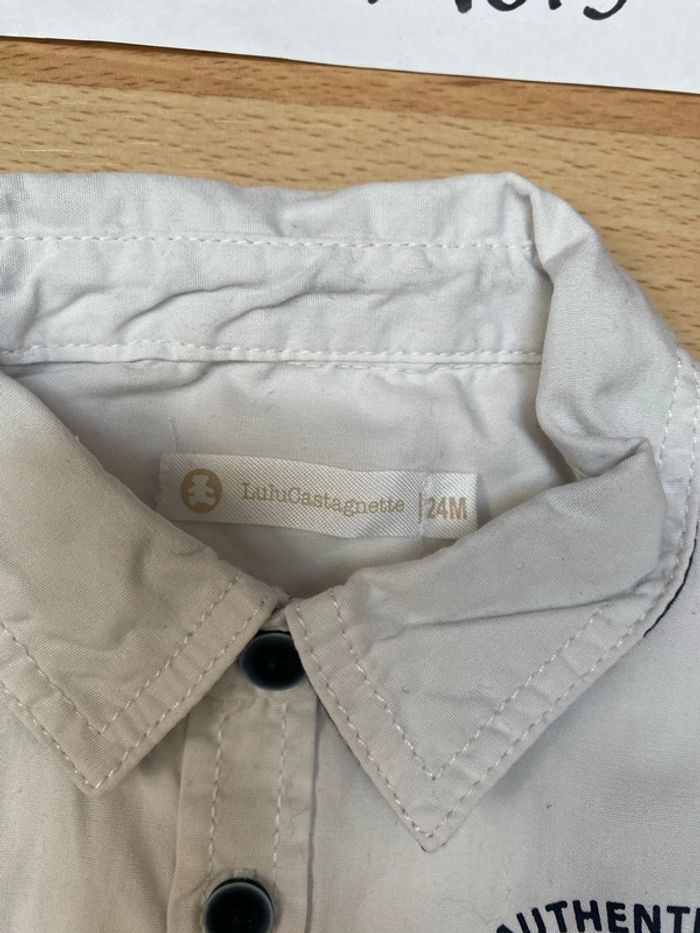 Chemise manches longues 24 mois Lulu Castagnette - photo numéro 4