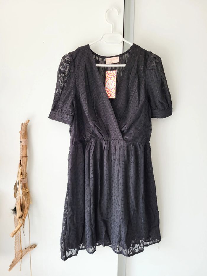 Robe courte noire femme – Moony Mood - Taille L