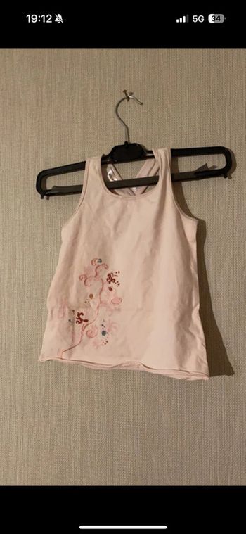 Débardeur 5 ans rose
