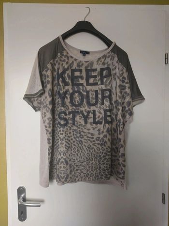 Tee shirt mailles pull