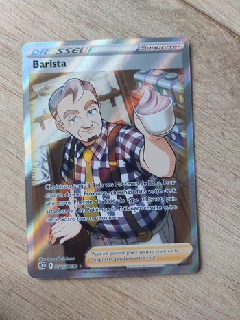 Carte pokemon Barista TG25/TG30 Stars Étincelantes