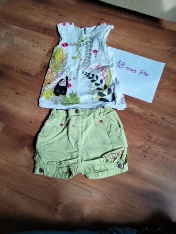 Ensemble tunique+short
