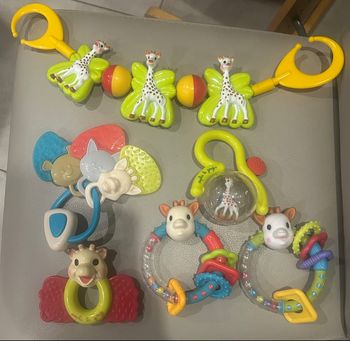 Lot jouet bebe la girafe Sophie 