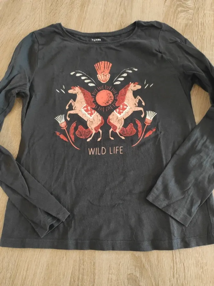 Tee shirt fille kiabi