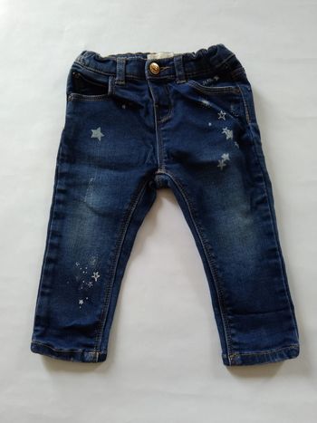 jean bleu marine zara fille 6 mois