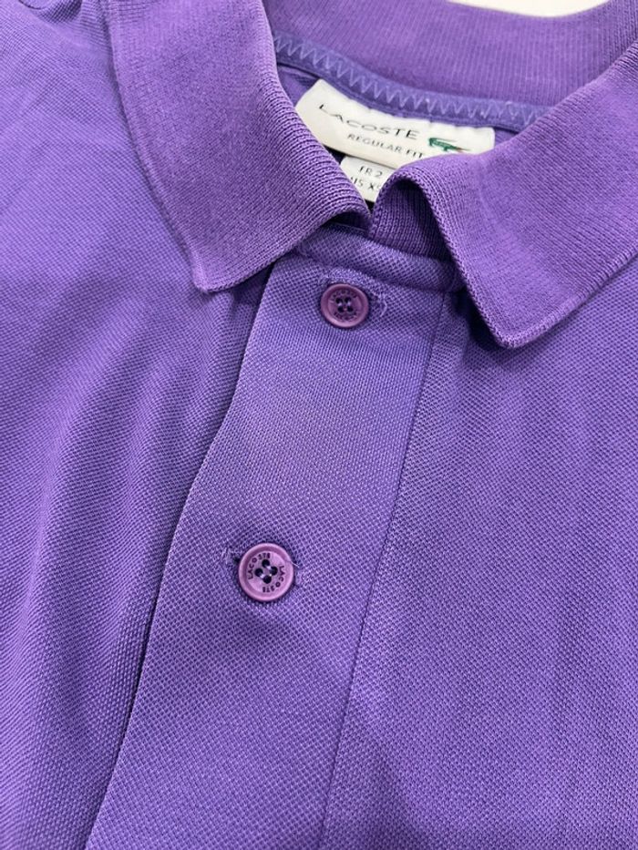 Polo Lacoste violet - photo numéro 5