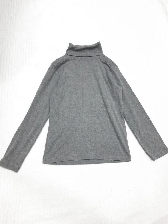 Sous pull col roulé gris NKY 8 ans