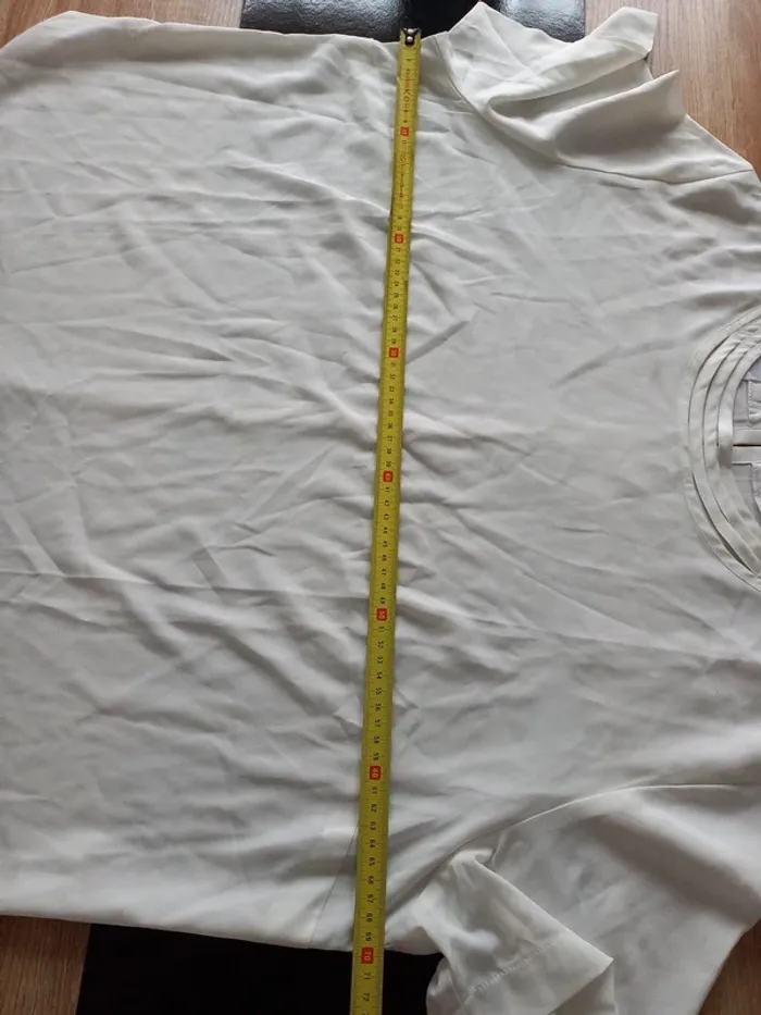 Tee-shirt blanc femme T.50 - photo numéro 10