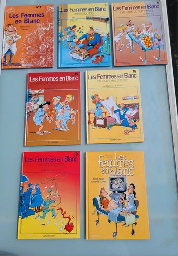 7 BD Les Femmes en blanc 💉tomes 1, 3, 6, 15, 16, 17 et Hors-Série (40)