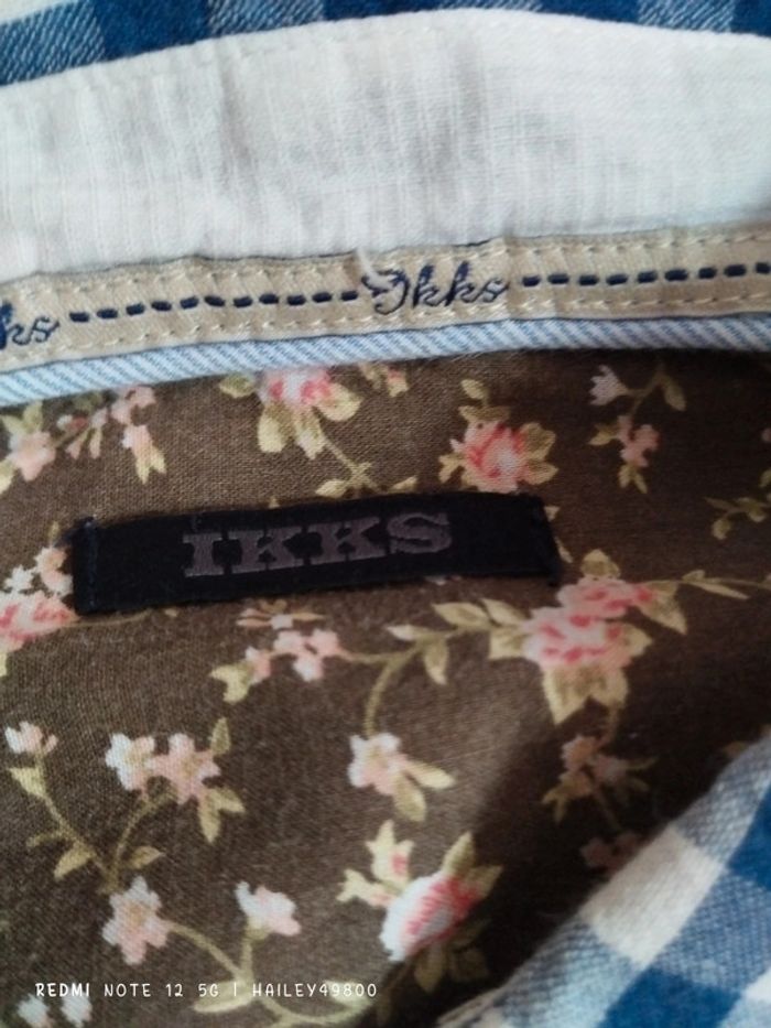 Chemise a carreaux IKKS taille 12 ans - photo numéro 6