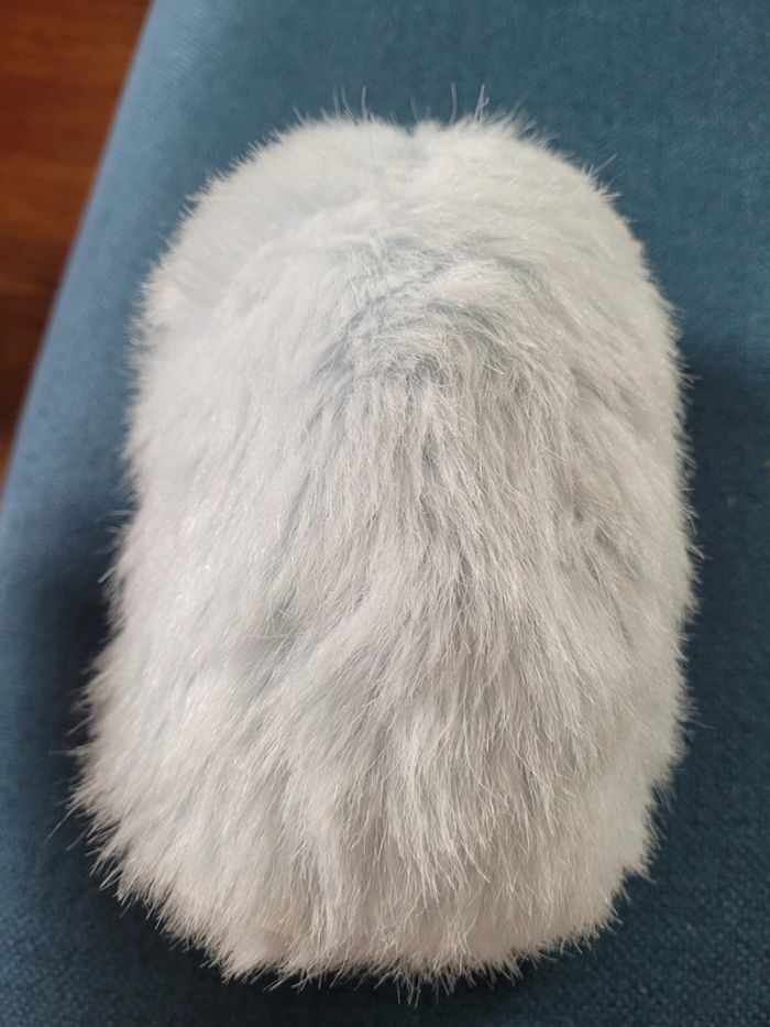 RARE Peluche Hérisson Boulgom bleu blanc Made in France doudou collection - photo numéro 5