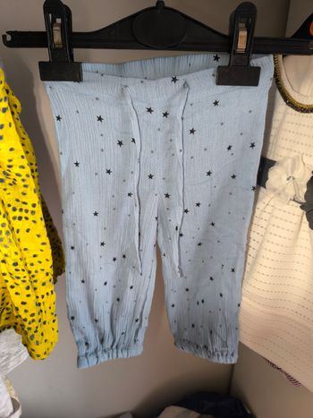 Pantalon Zef en gaze de coton - 6 mois
