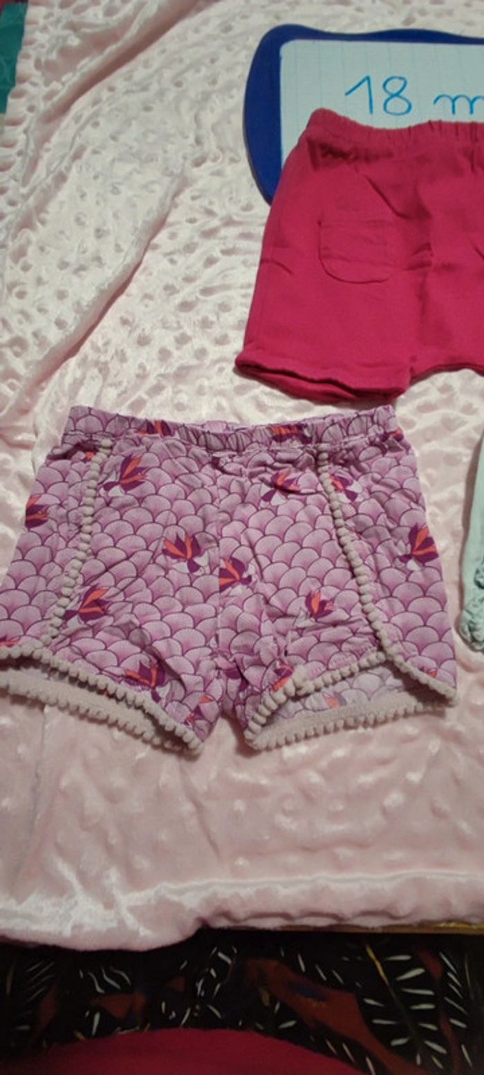 Lot 3 shorts Kiabi 18 mois - photo numéro 2