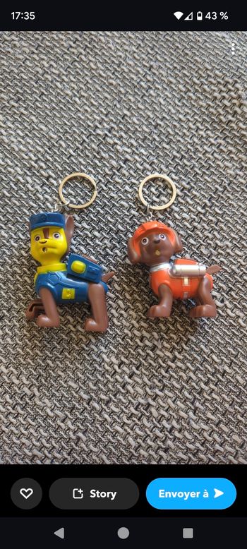 Porte clés Pat patrouille paw patrol