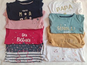 Lot de maillots manches longues Fille