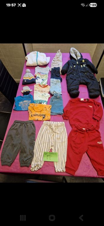 Lot vêtements 9mois garçon N 2