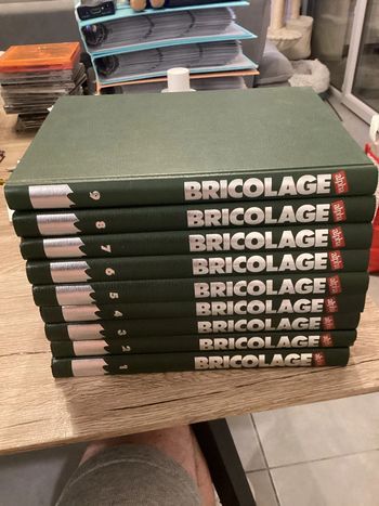 lot de livre de 9 volume bricolage alpha l’encyclopédie pour tout faire soi-même à la maison