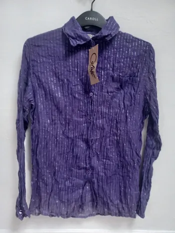 Chemise violette légère femme