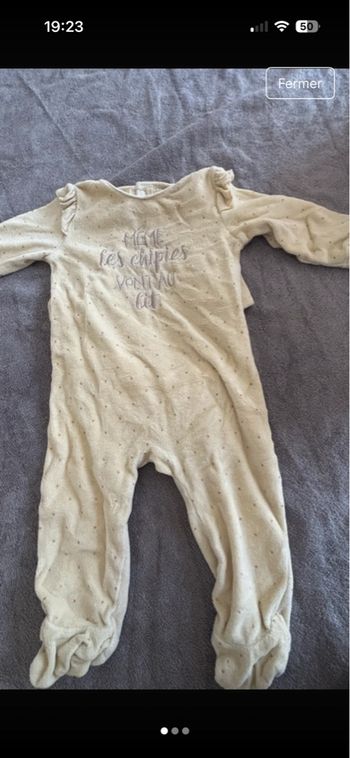 Pyjamas une piece GEMO