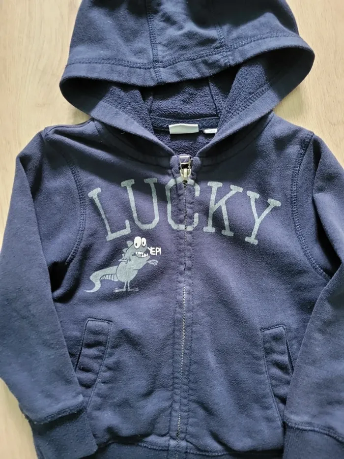 Veste zippé Kim & Lou garçon 4 ans - photo numéro 2