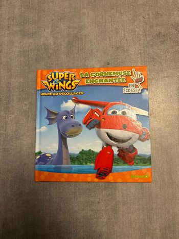 Livre Super Wings, la cornemuse enchantée