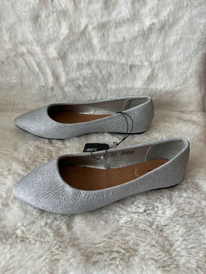 Ballerines argentées pointure 37 - photo numéro 3
