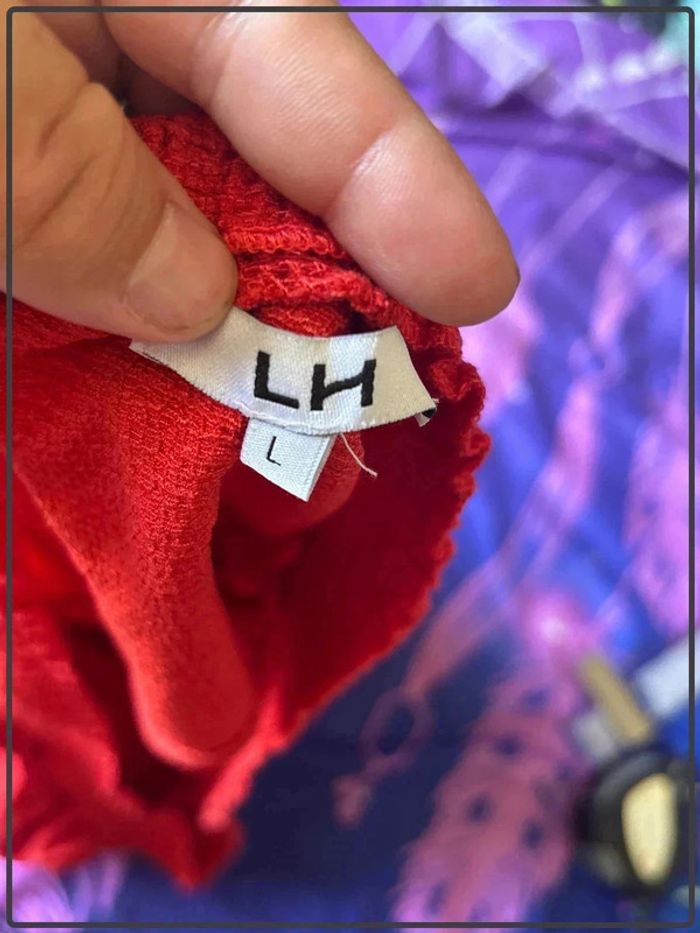 Magnifique robe col en V recto verso taille 40 marque la halle * - photo numéro 4