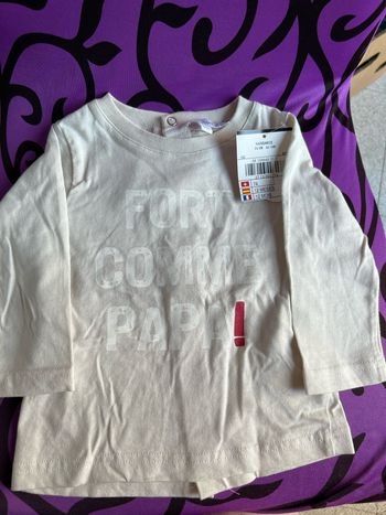 T-shirt Tee shirt garçon bébé 1 an