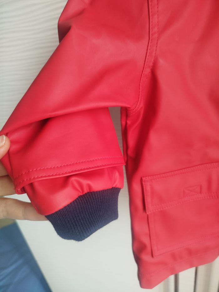 Ciré rouge bordeaux fille petit bateau 12 mois - photo numéro 5