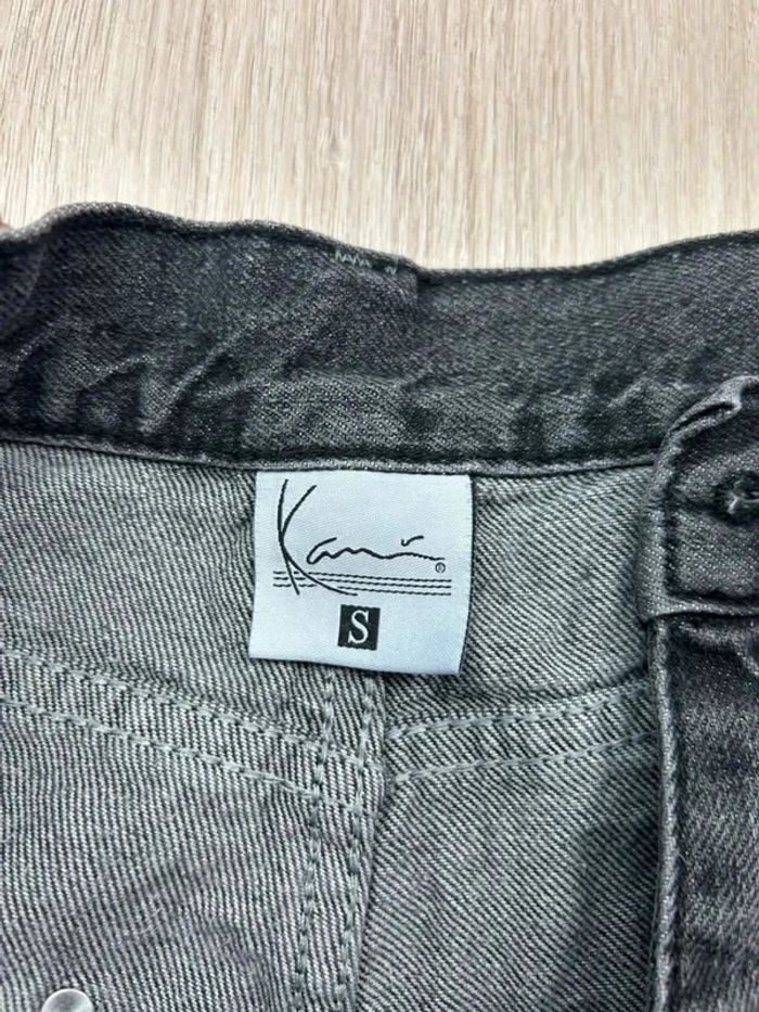 Jean Cargo Karl Kani Noir Vintage Logo Brodé Taille S - photo numéro 6