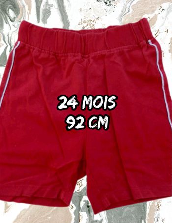 Short garçon 24 mois 92 cm