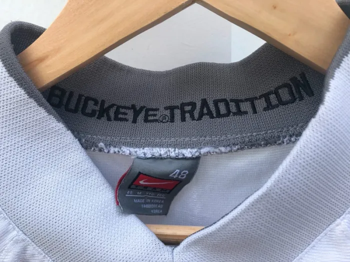 Nike Maillot NCAA jersey varsity Ohio State Buckeyes  American Football Mens M Made in Korea - photo numéro 7