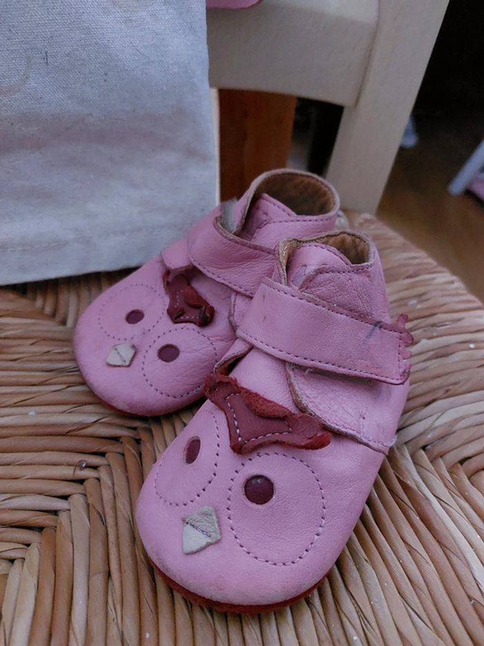 Chaussons souples en cuir Easy Peasy Taille 18/19 - photo numéro 2