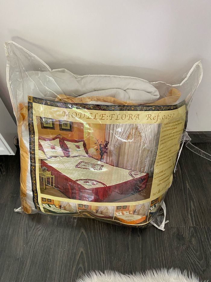 Dessus de lit / couvre lit 2 personnes satiné - photo numéro 8